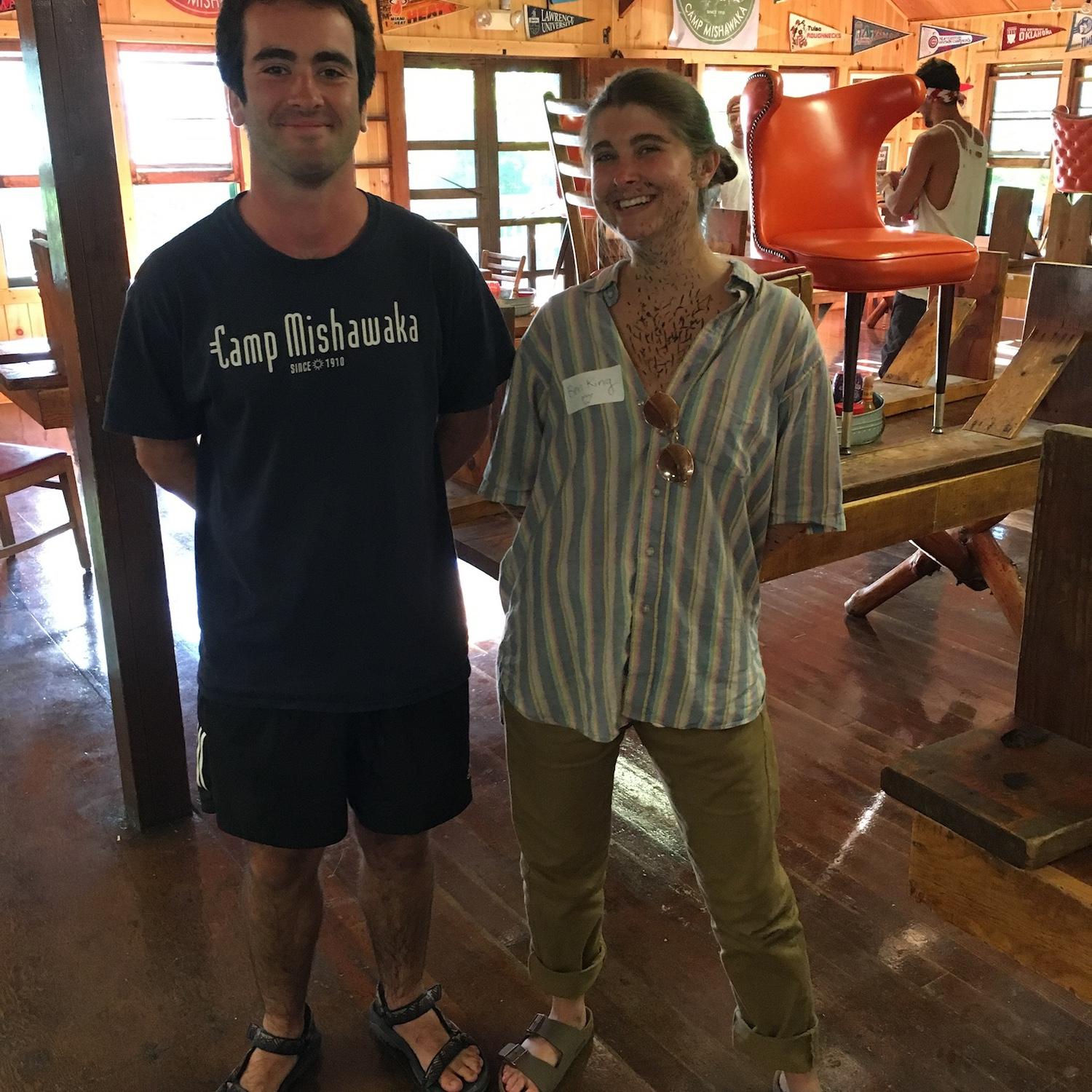 7.1.19: Shea dresses up as Ben for Camp Halloween (just friends here)!