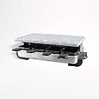 Swissmar Stelvio 8-Person Stainless Steel Raclette with Granite Stone Grill Top