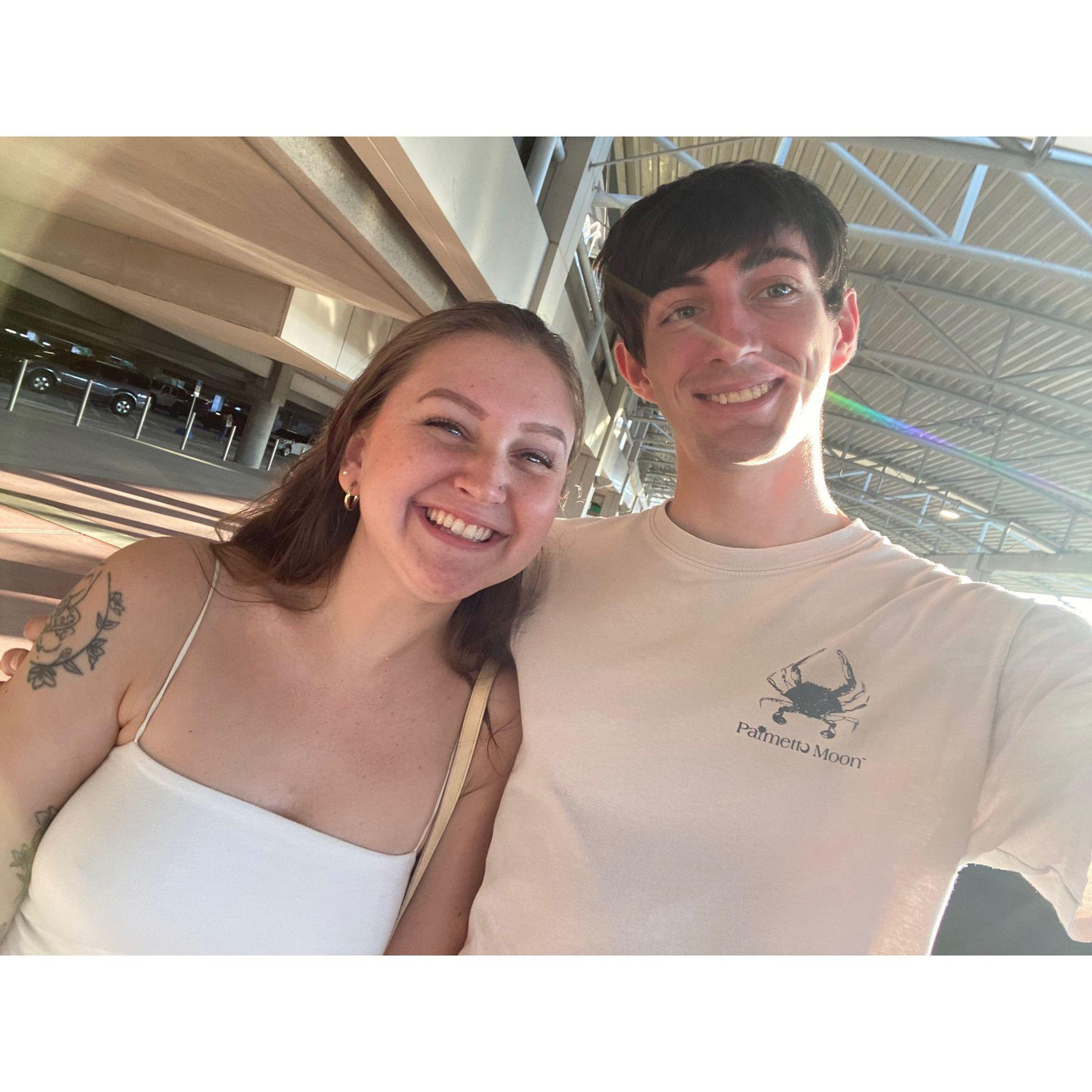 One of our first pictures together taken in 2022!