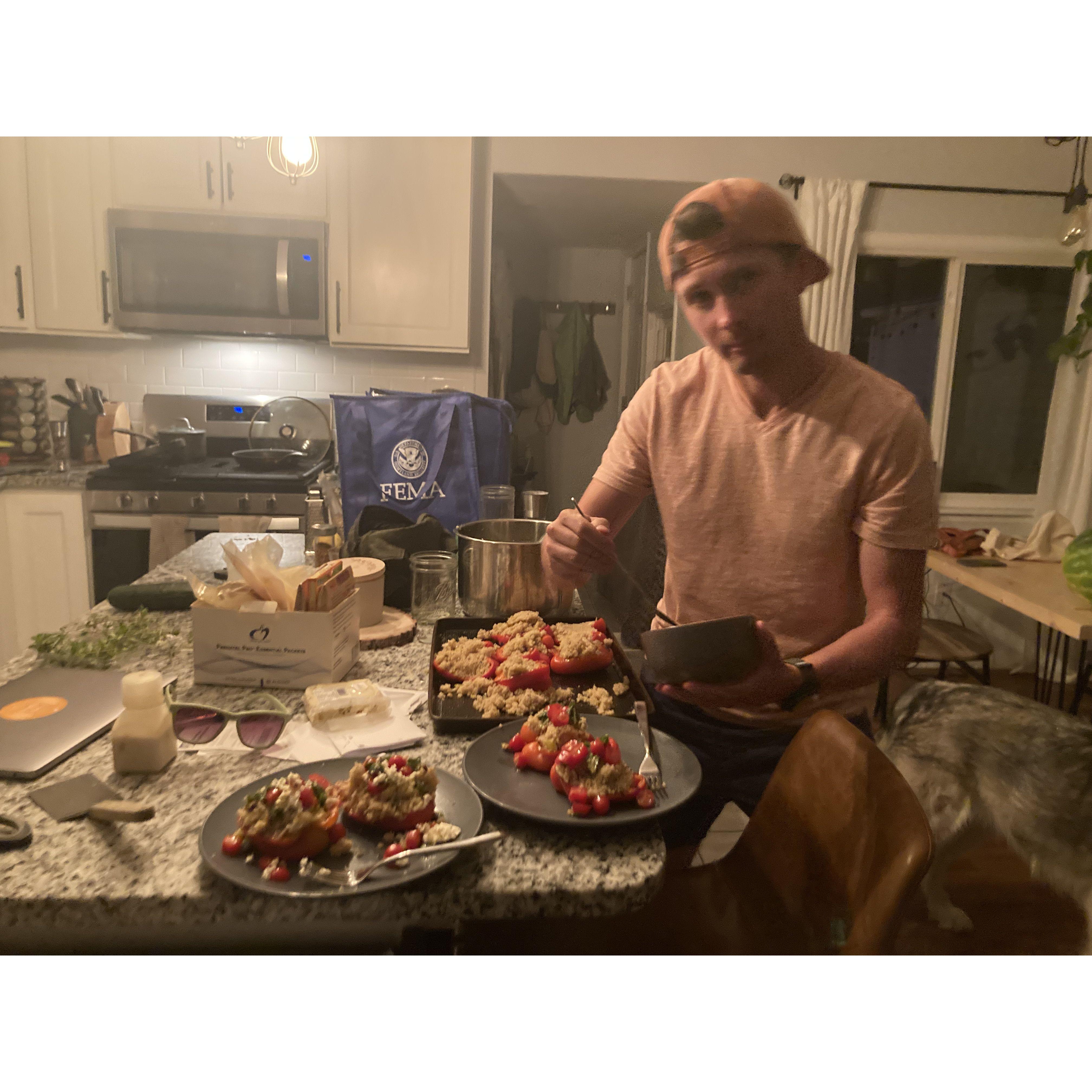 So many fun dates cooking together