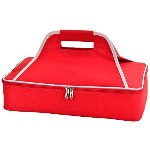 Picnic at Ascot Original Insulated Thermal Food & Casserole Carrier- keeps Food Hot or Cold- Fits 15" x 10" Casserole Dish- Designed & Quality Approved in the USA