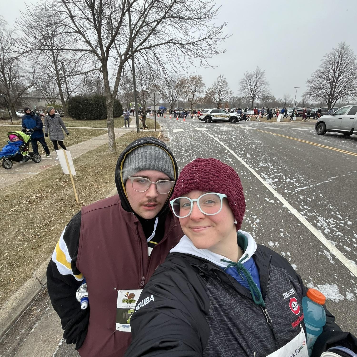 Our first Thanksgiving Day 5k!!