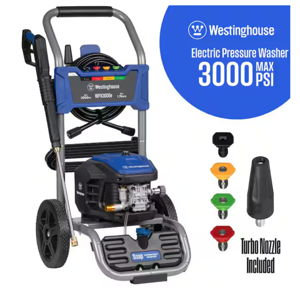 Cold Water Electric Powered Pressure Washer with Turbo Nozzle