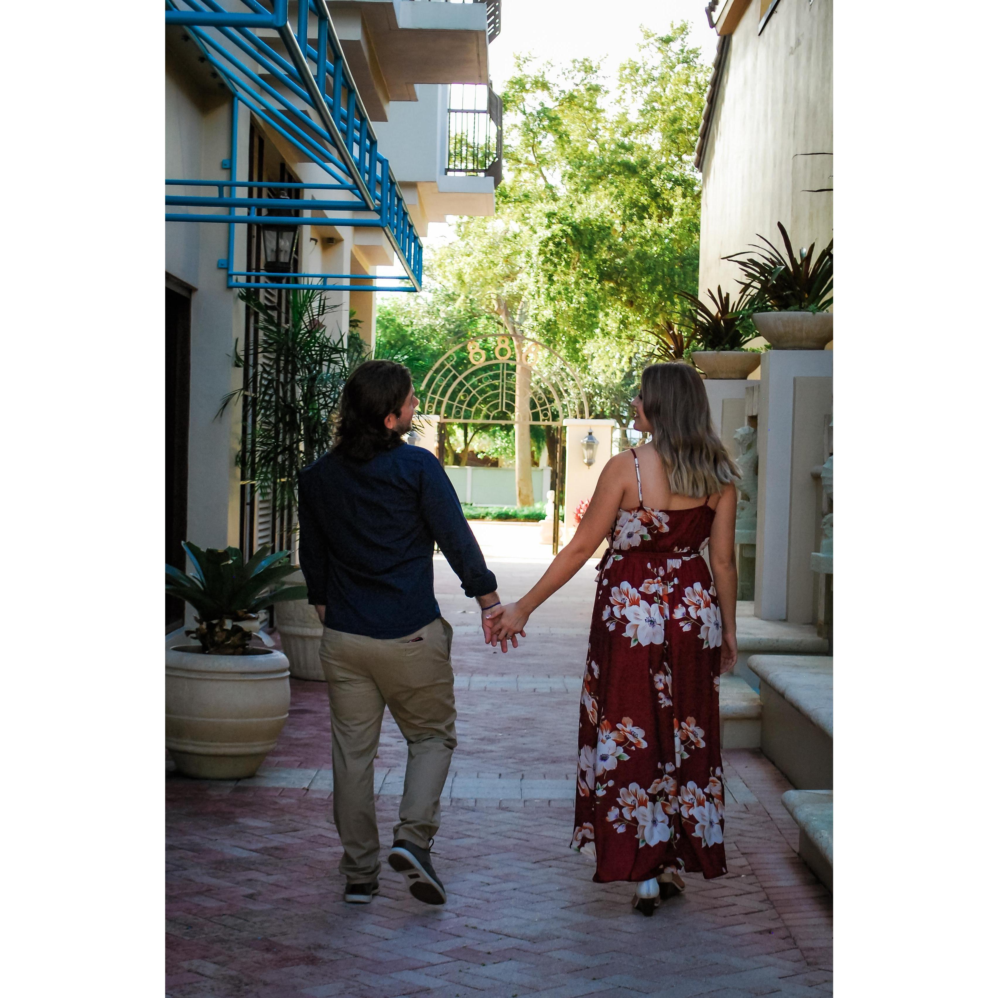 Engagement Photos on Las Olas Blvd in Ft. Lauderdale, FL!