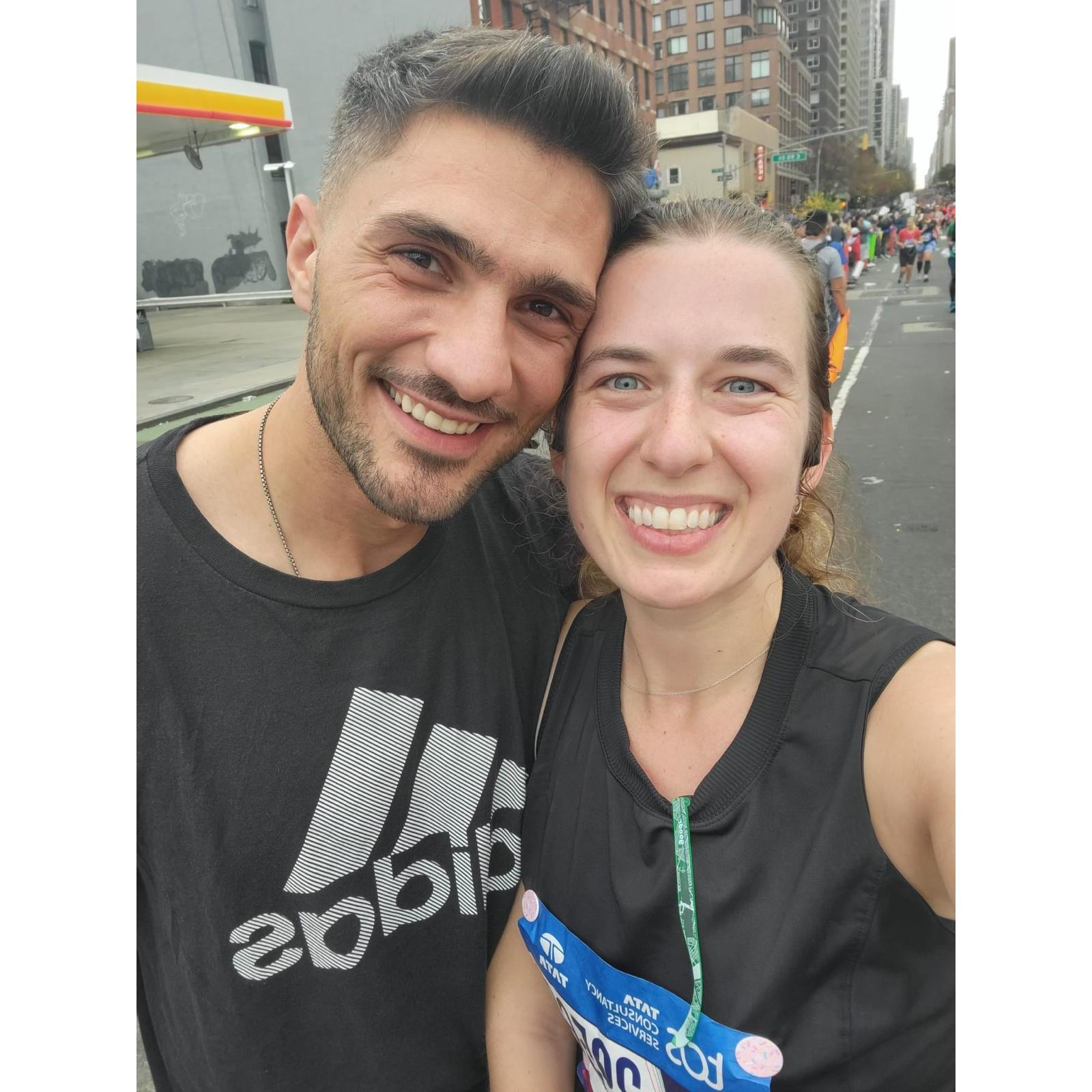 Marathon selfie!