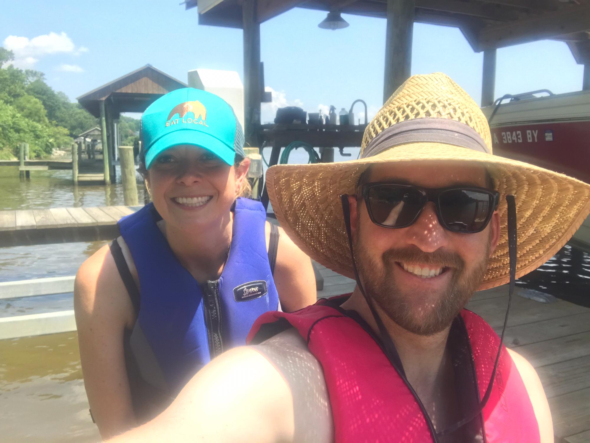 Jet skiing