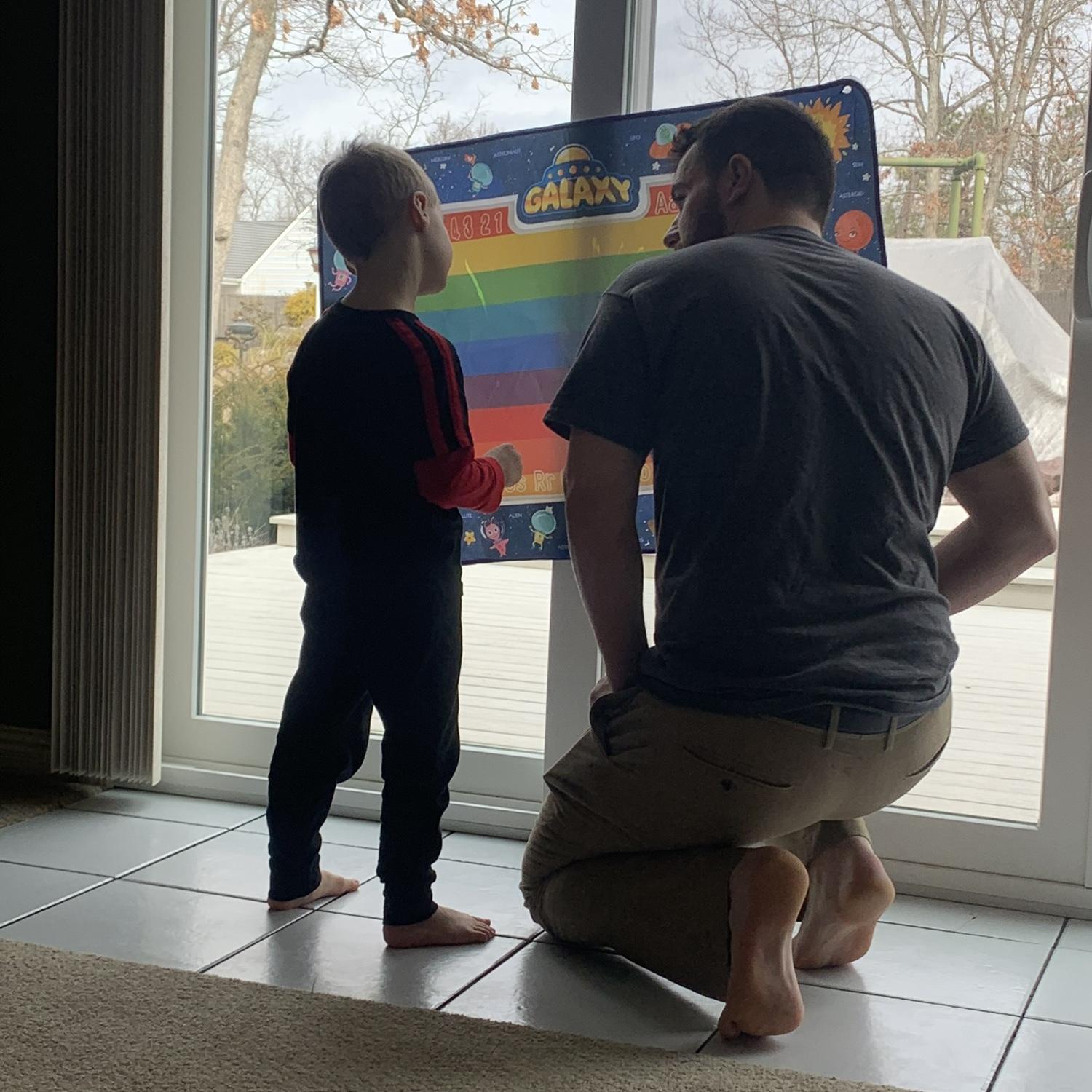 Scott quickly established rapport with Kelsey's nephews, so much so that when she called they would ask about him first.