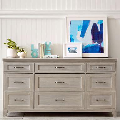 Hampton 9-Drawer Wide Dresser