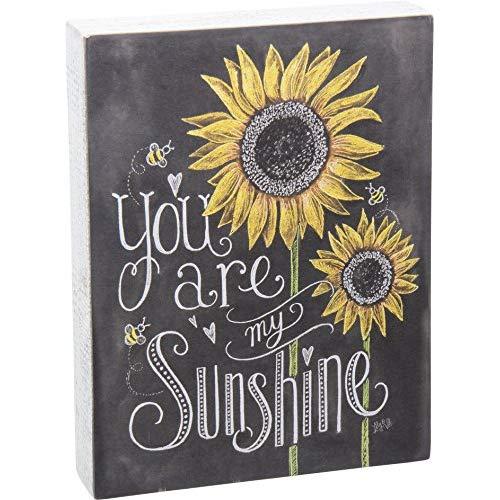Primitives by Kathy Chalk Sign, Sunflowers - You Are My Sunshine (26853)