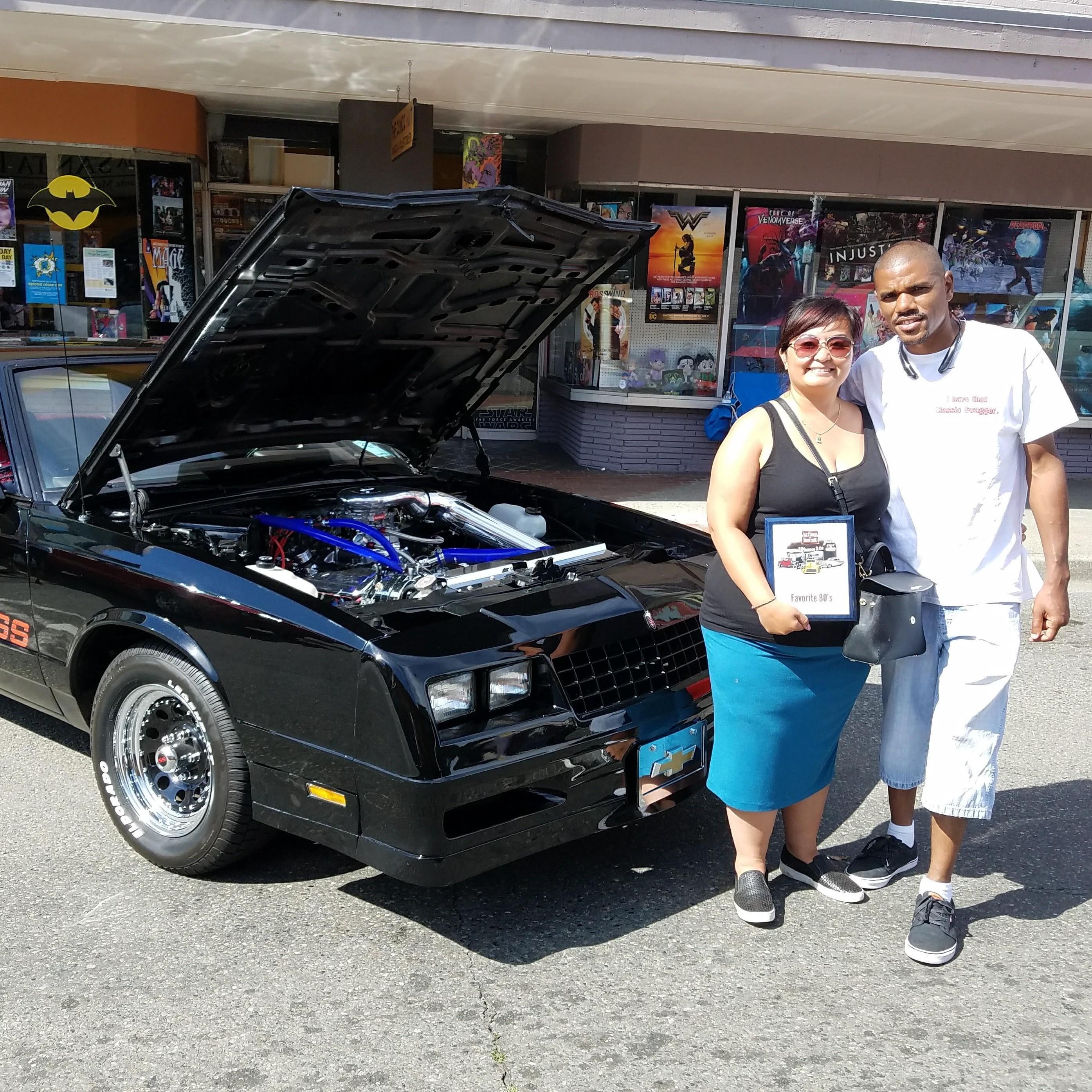 We spent many of our Summer weekends at car shows. We actually won an award at the Return to Renton show!
