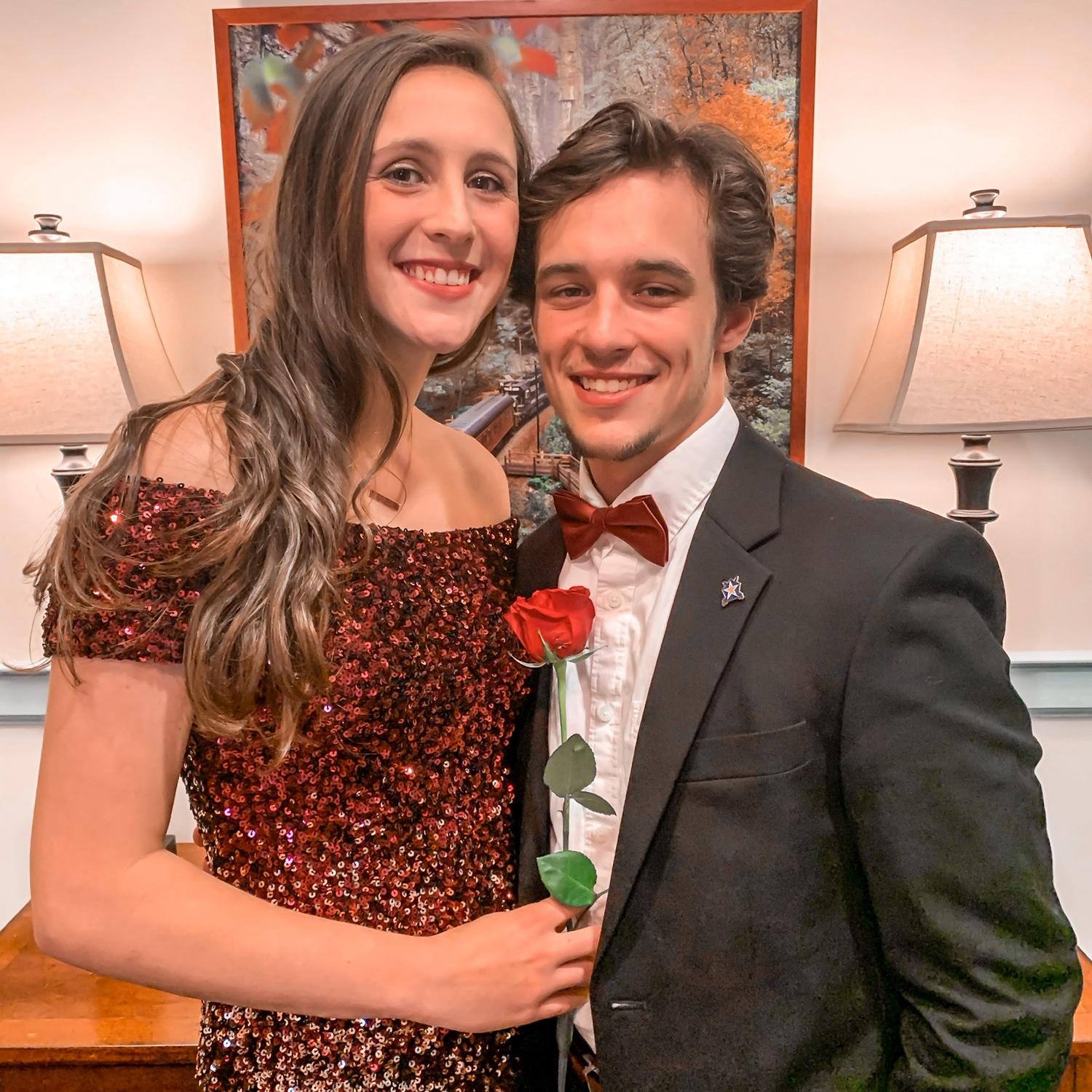 Our first Rose Ball together. We love you Pi Kapp!