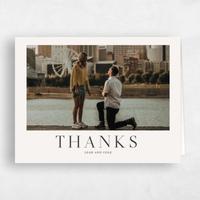 Beige Wedding Thank You - Alpino Photo