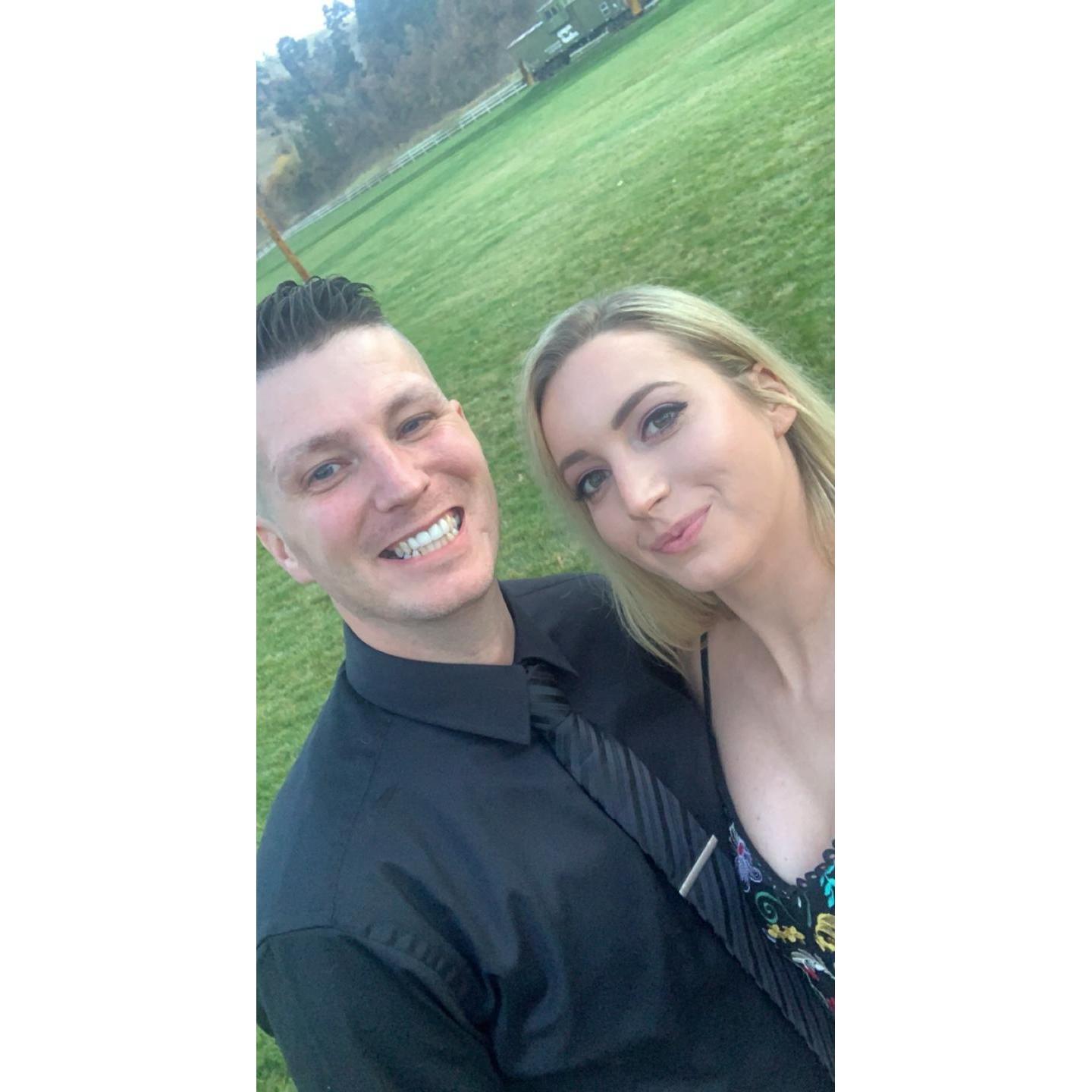 At a close friends wedding!