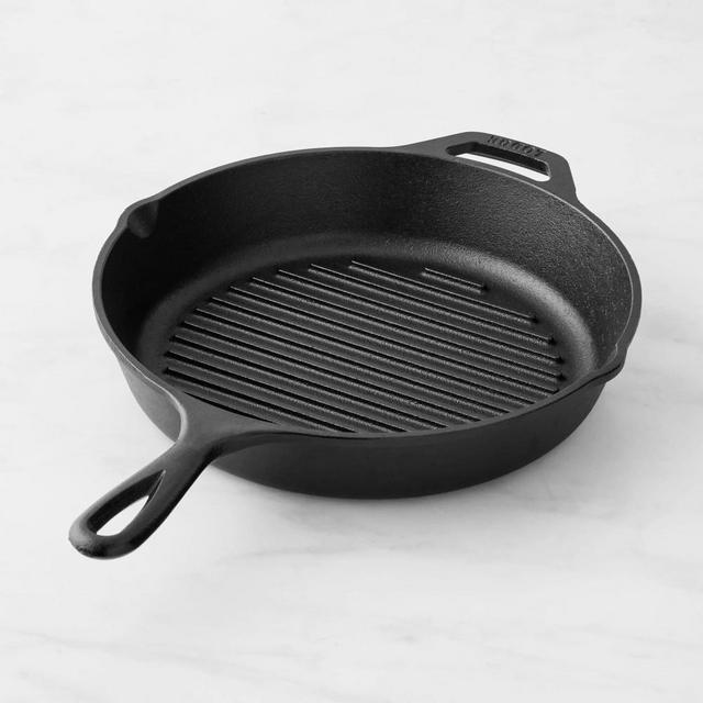 Lodge Seasoned Cast Iron Grill Pan, 10 1/4"