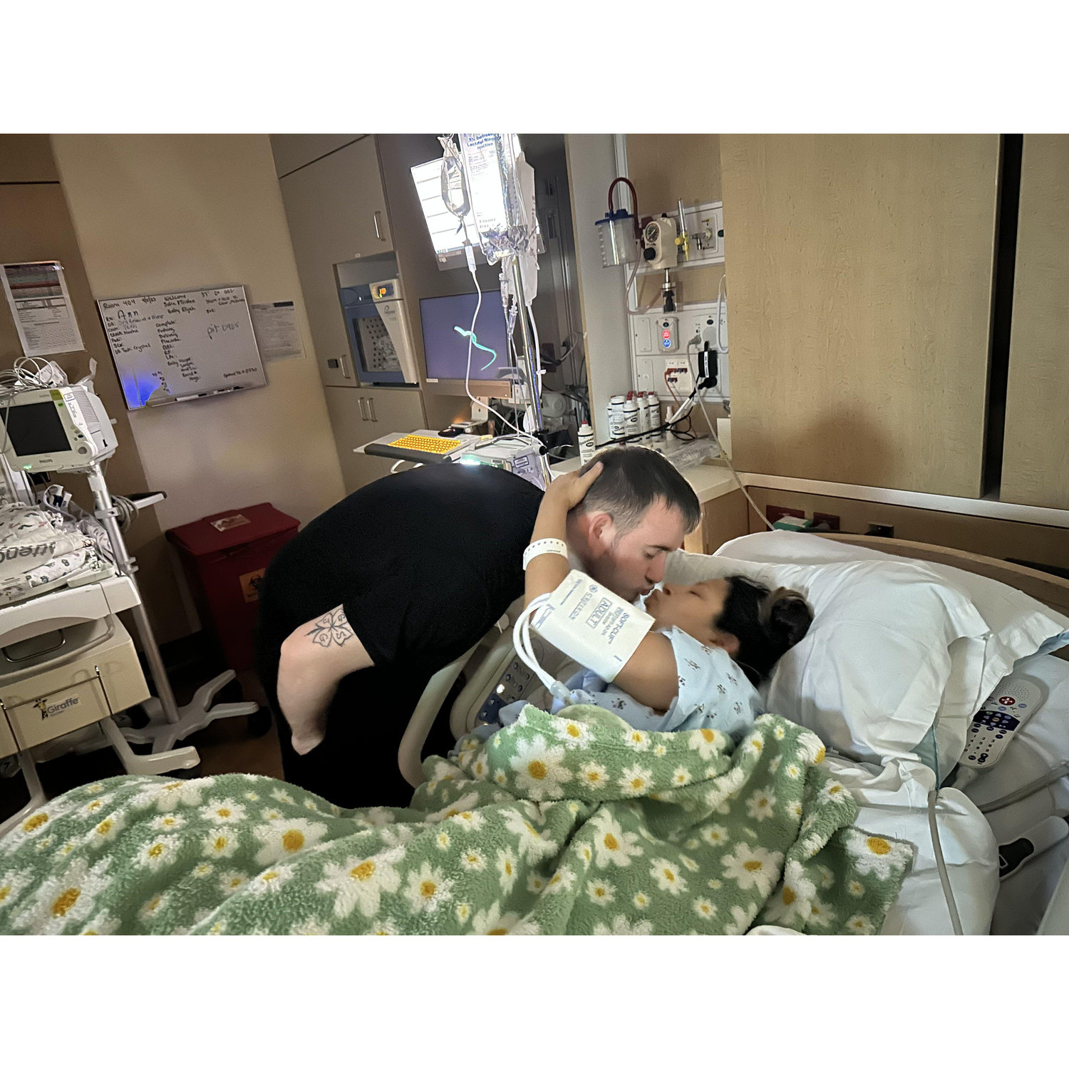 Never left my side in labor