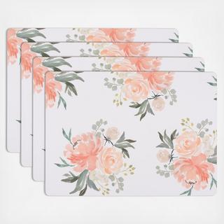 Roses Cork Placemat, Set of 4