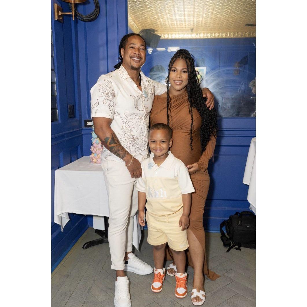 Jaxson's gender reveal -at this point I realized I will be outnumbered  ha-ha !