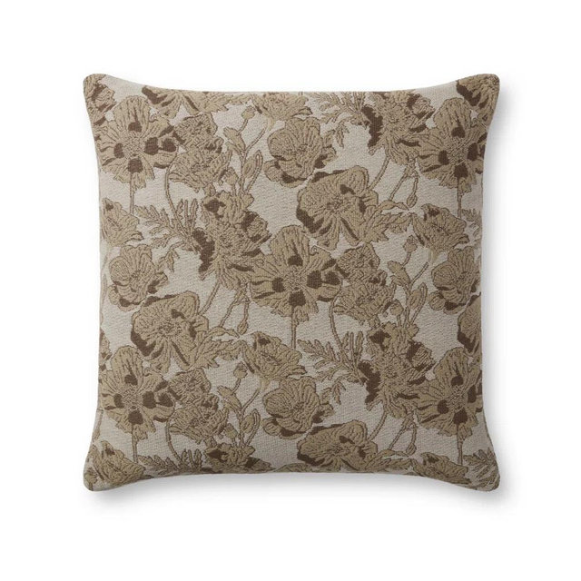 Beige/Mocha Pillow — Chris Loves Julia x Loloi