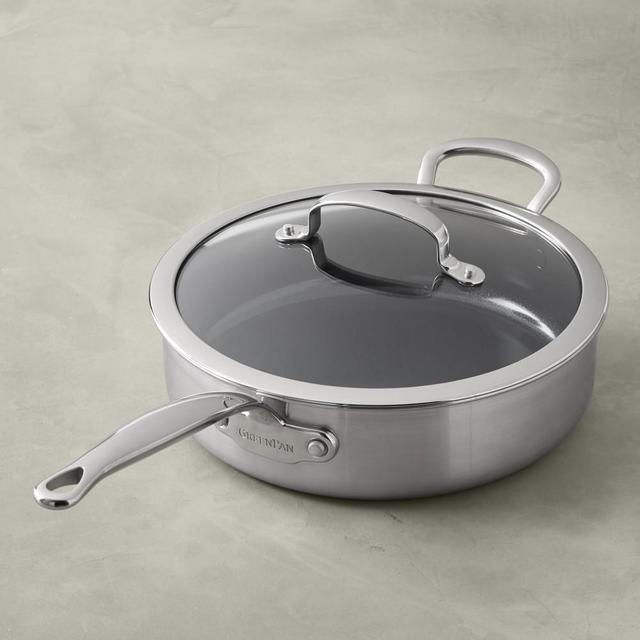 GreenPan™ Premiere Ceramic Nonstick Covered Sauté Pan, 4-Qt.