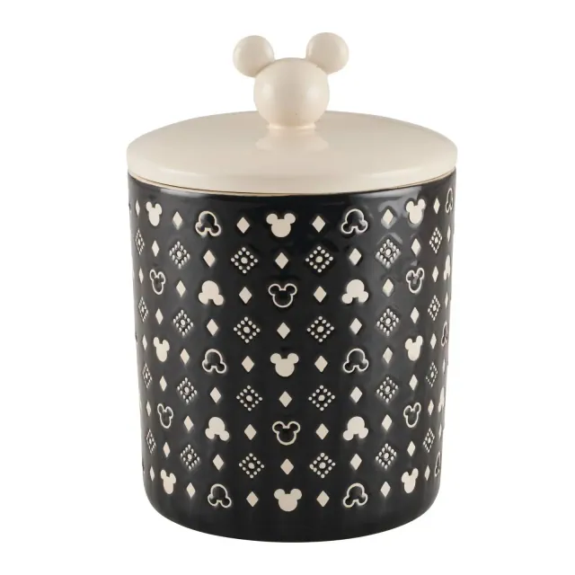 Disney 12.8c Ceramic Canister: Multicolored Stoneware Decorative Container, Circular Shape, 12x14x12 Inches
