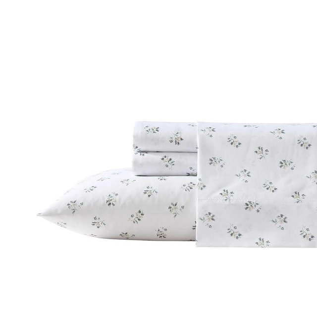 Wrangler - Full Bed Sheets, Breathable & Wrinkle Resistant Bedding, Includes Matching Sham & Pillowcases, Dorm Essentials (Sketchy Ditsy Green)