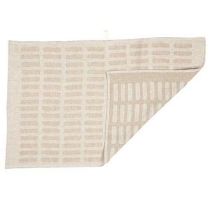 Siena tea towel 2pcs, white-natural