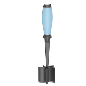 Meat Chopper, 5 Curve Blades Ground Beef Masher, Heat Resistant Meat Masher Tool for Hamburger Meat, Ground Beef, Turkey and More, Nylon Hamburger Chopper Utensil Non-scratch Utensils-blue
