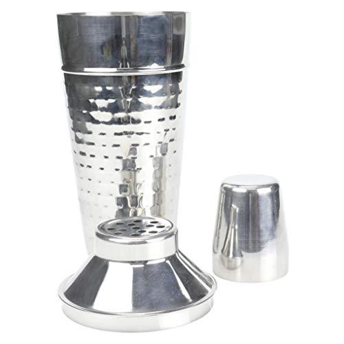 Chef Craft 21963 Hammered Stainless Steel Cocktail Shaker, Standard