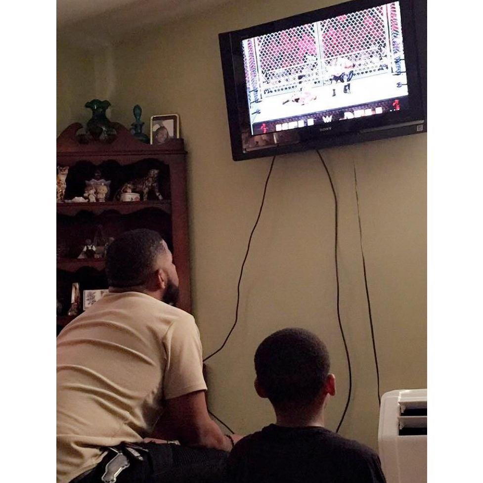Playing video games