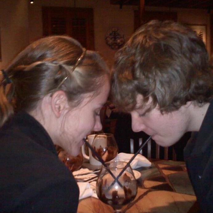 This was our very first picture together....we've had MANY milkshakes since then
Spring 2012