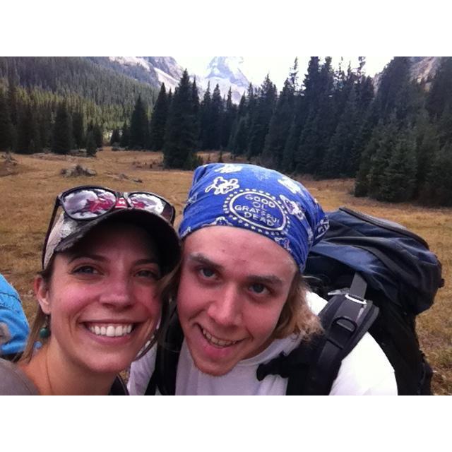 One of our first backpacking trips together for our first year anniversary.
