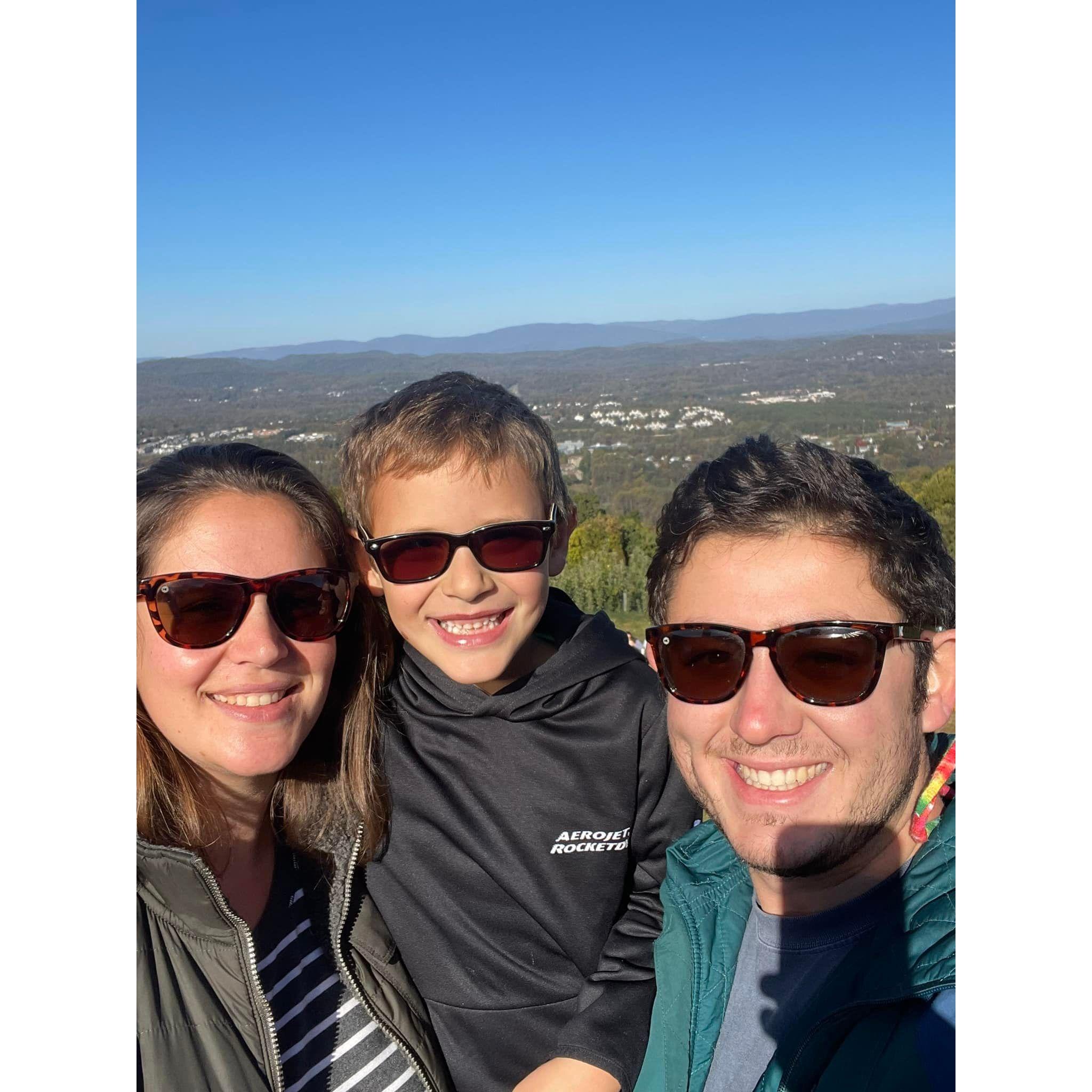 Sitting atop Carter’s Mtn Orchard - Charlottesville, VA