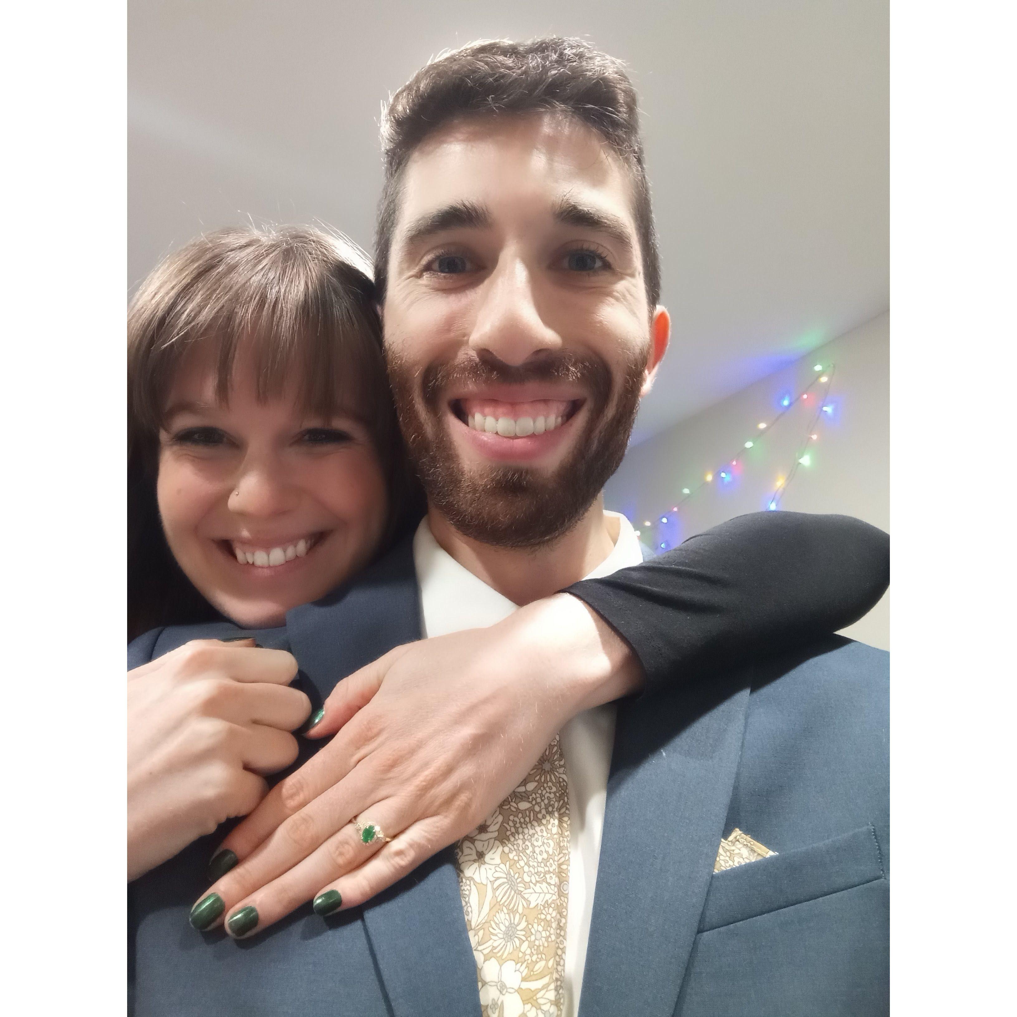 We get engaged!