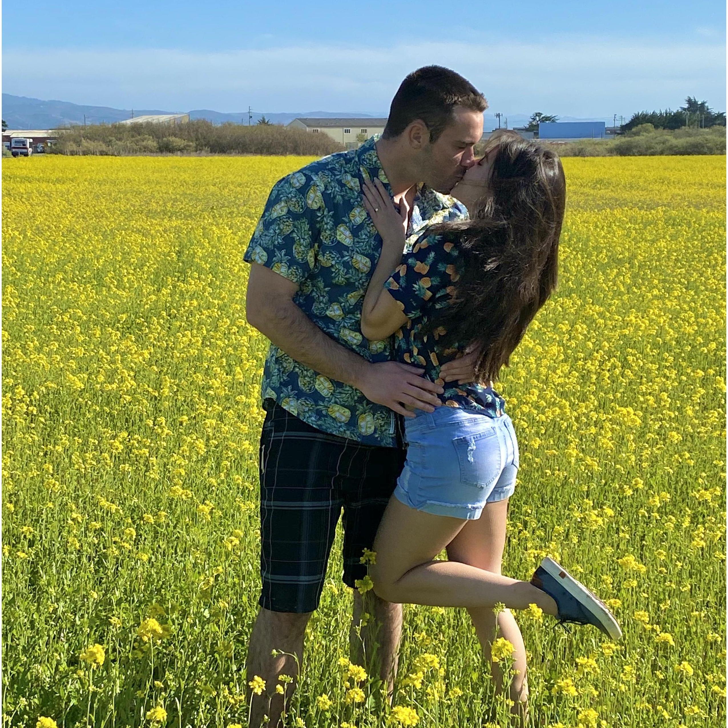 We were off adventuring as usual when a friend rode by and snapped a pic of us in our matching pineapple shirts.