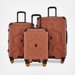 Wrangler 3-Piece Expandable Rolling Hardside Luggage Set