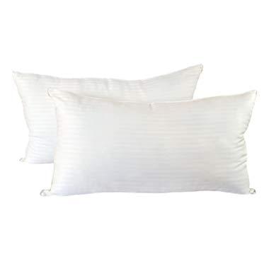 Cozy Bed Medium Firm (Set of 2) Hotel Quality Pillow, King, White, 2 Piece