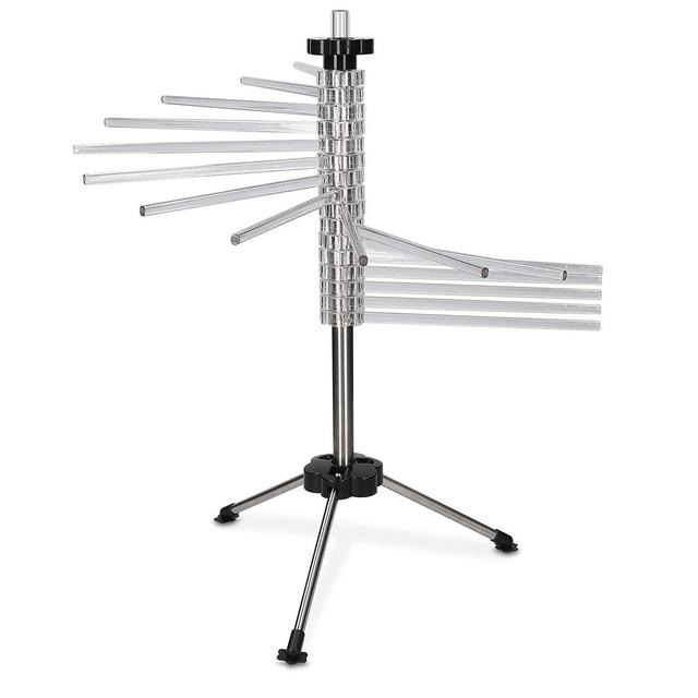 Navaris Collapsible Pasta Drying Rack - Tall Spaghetti Noodle Dryer Stand for up to 4.5 lbs of Homemade Noodles