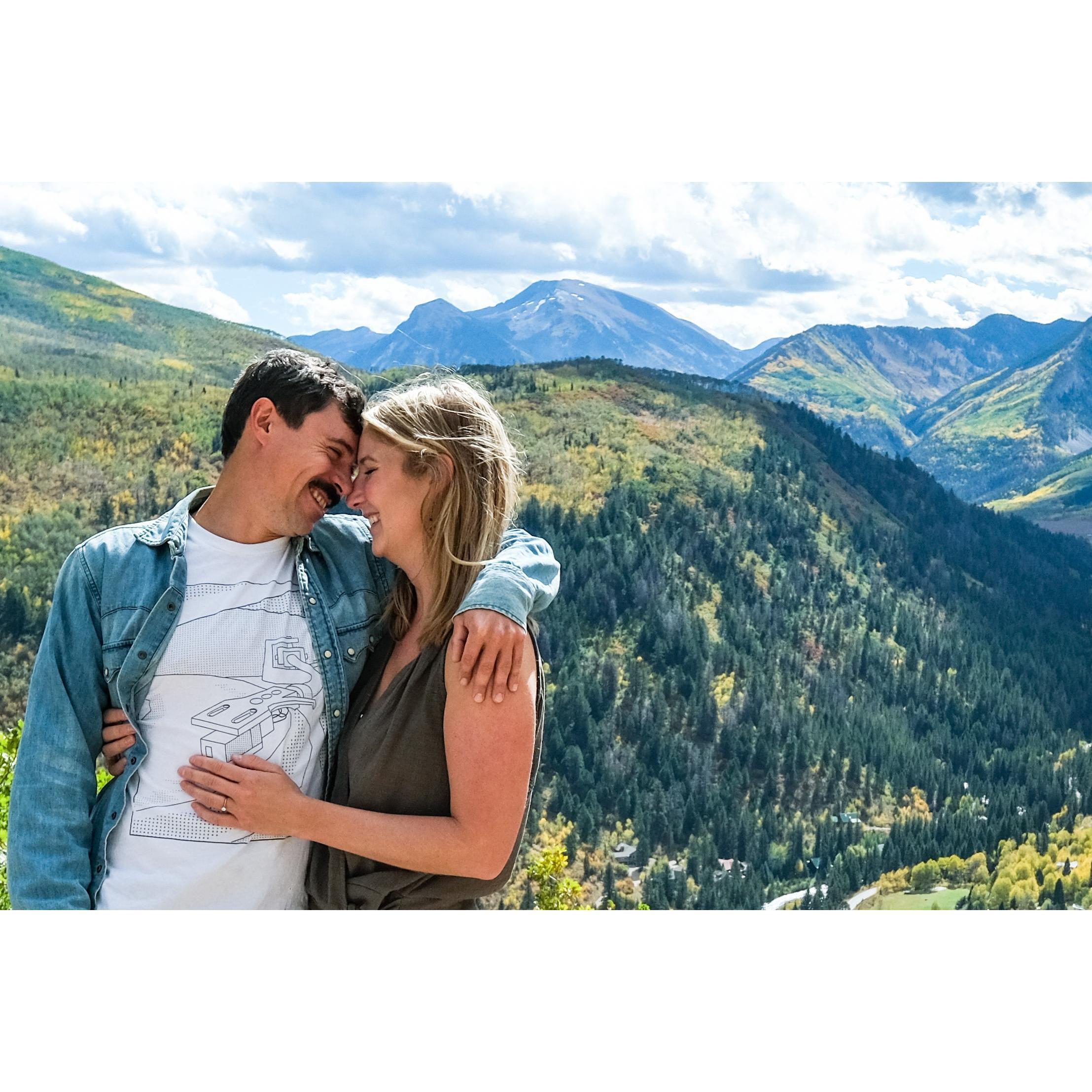 Alex's talented dad, Ilya, took our engagement photos this past fall in Colorado!
