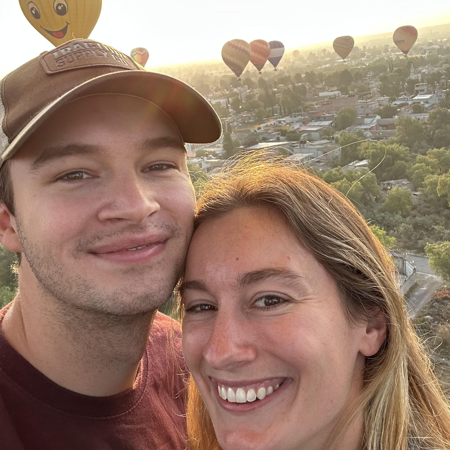 Hot air balloons in Mexico City!