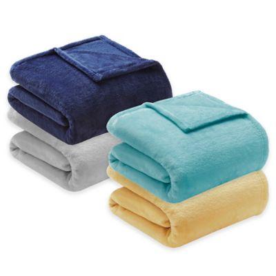 Intelligent Design Microlight Plush Blanket in Yellow- King