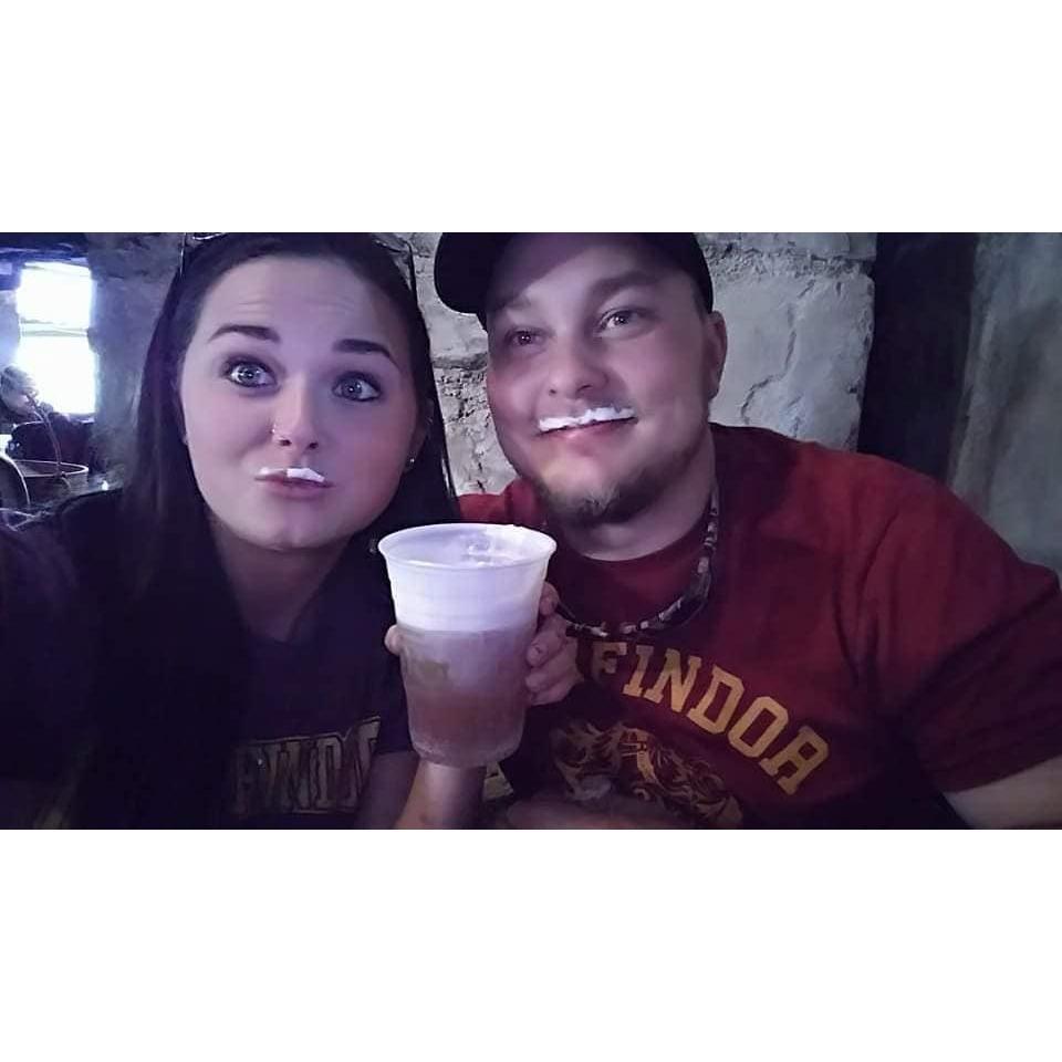 We LOVED having butter beer at Hogwarts in Californias universal studios!