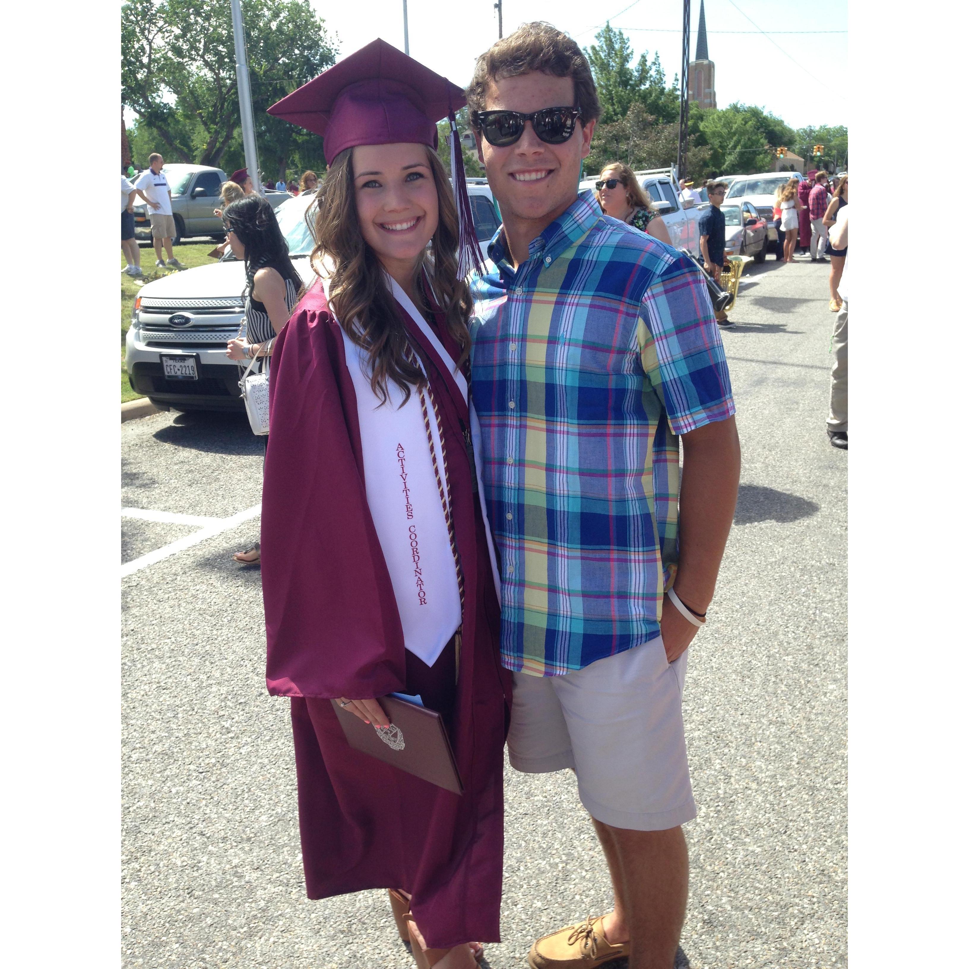 My high school graduation
