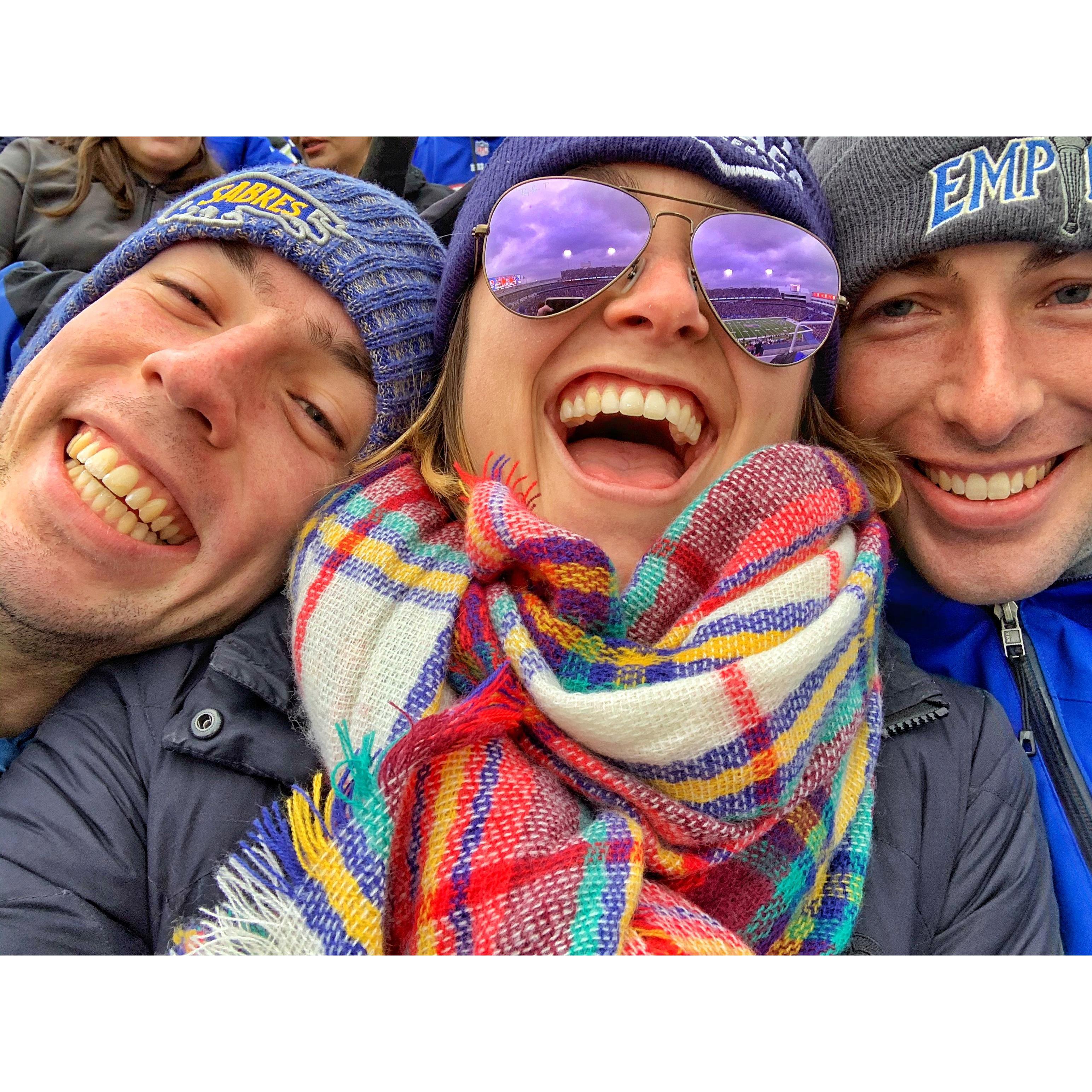 A high-quality Bill’s game selfie