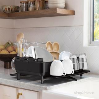 Dish Drying Rack with Swivel Spout Stainless Steel Frame