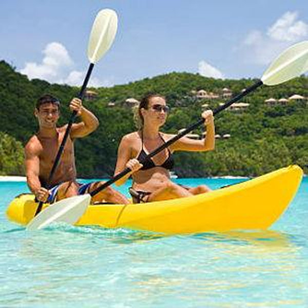 Sea Kayaking on our Honeymoon