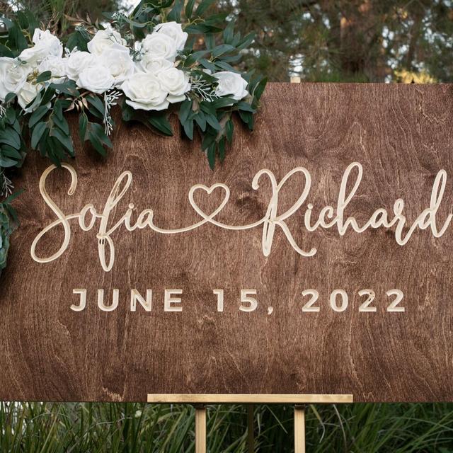 Wedding Signs, Wedding Welcome Sign, Welcome Wedding Sign Wood, Wedding Decor, Wedding Signage, Welcome Sign Wedding, Welcome to our Wedding