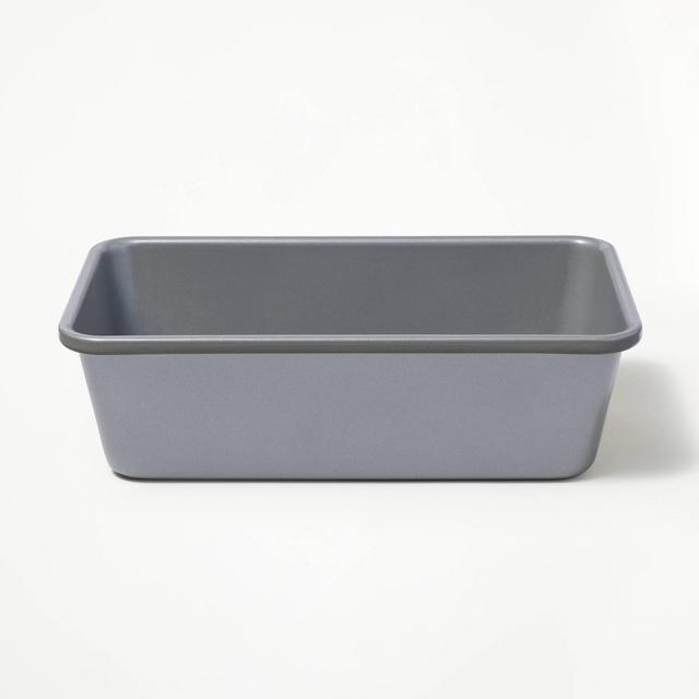 5"x9" Nonstick Aluminized Steel Loaf Pan Gray - Figmint™