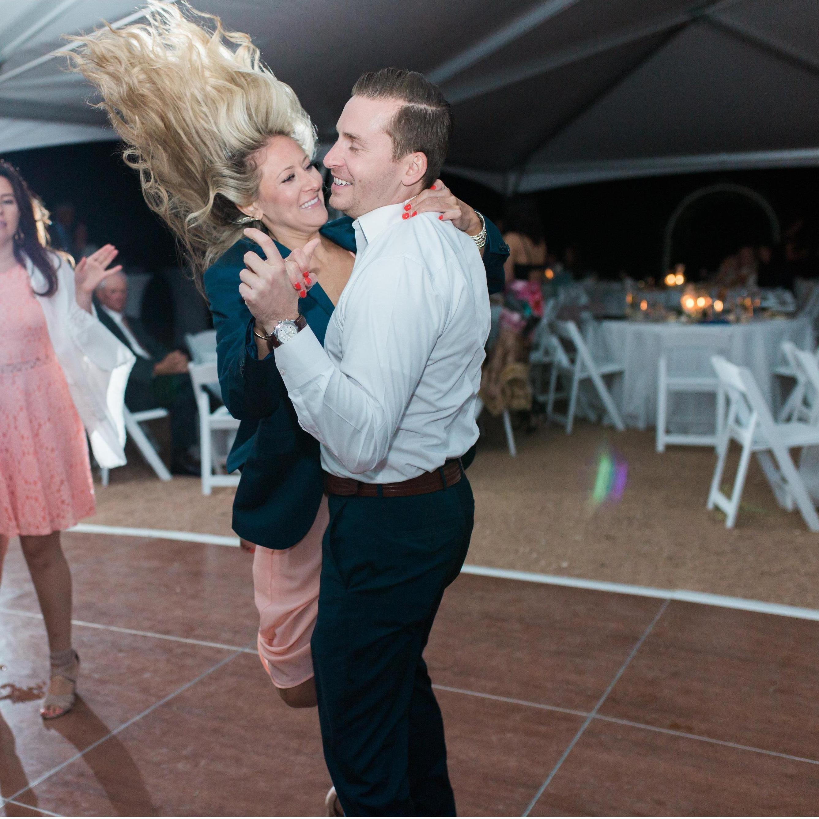 We should really start a book of our dance floor photos...