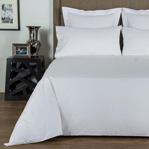 One Bourdon Duvet Cover (white-white, king)