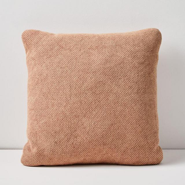 Outdoor Garment Washed Pillow, 20"x20", Dark Sunstone